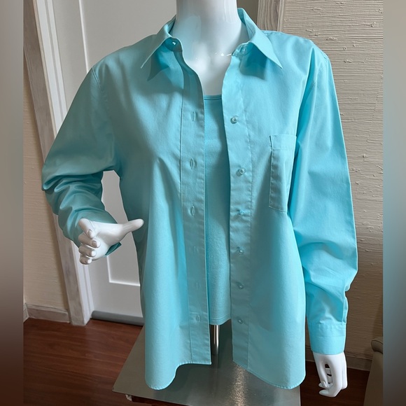 Foxcroft Blouse 14P and Matching Tank PL - Picture 1 of 15
